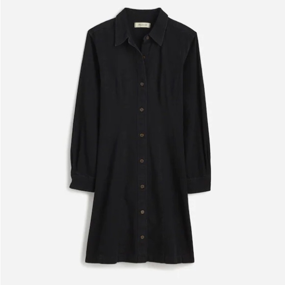 Madewell Black Long Sleeve Dress